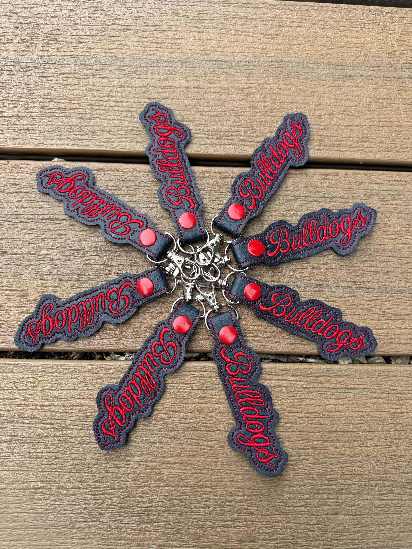 Embroidered Bag Charm