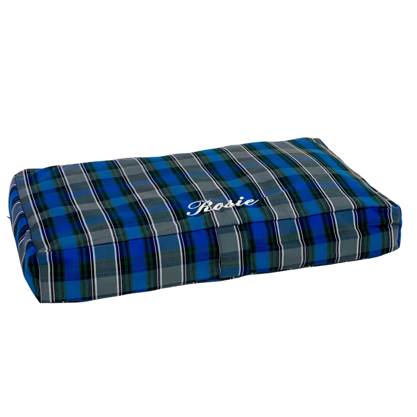 Satsuma Designs *MONOGRAMMED* Lloyd Plaid Pet Bed (LARGE)