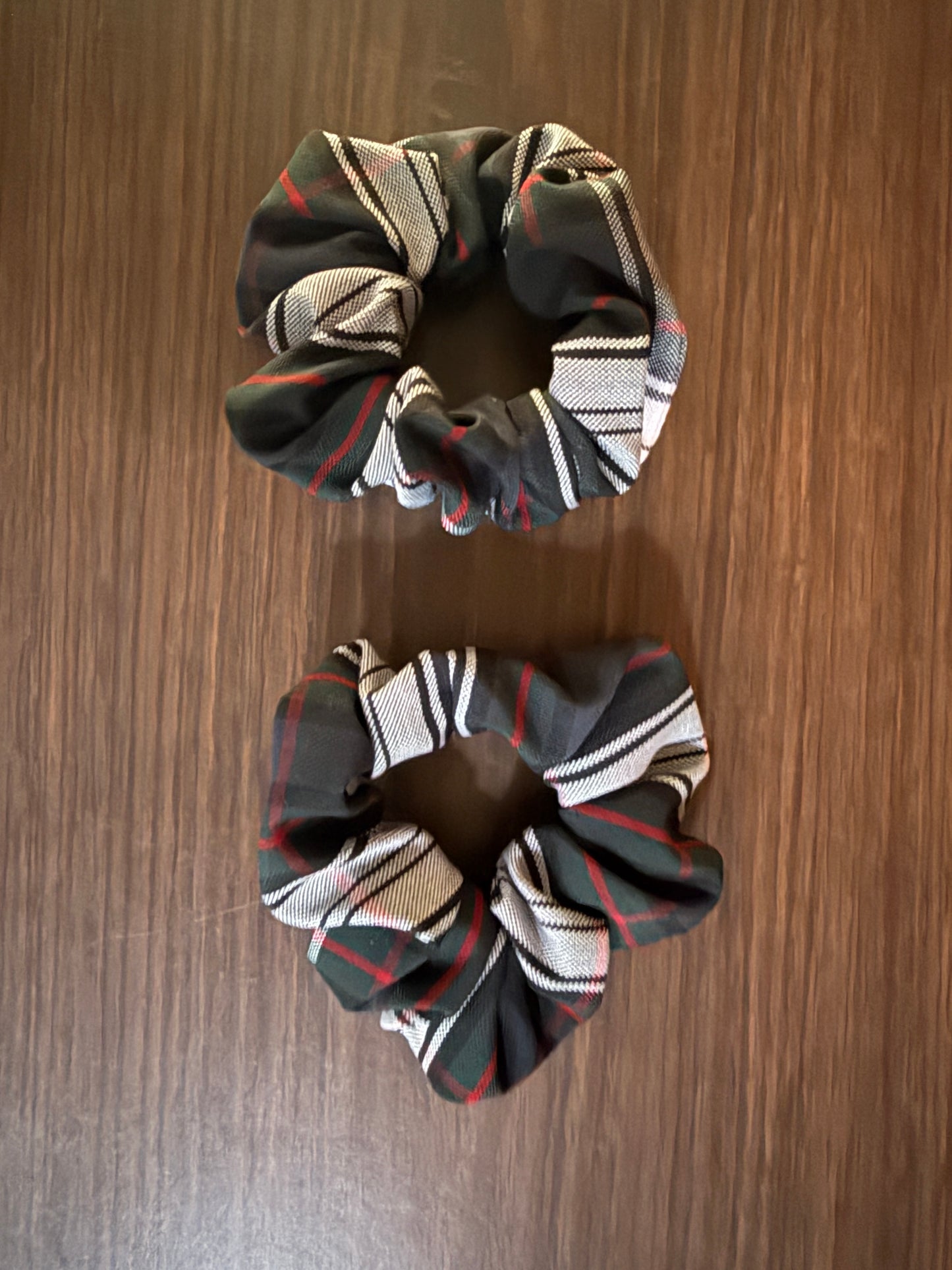 NEW! Upcycled Lloyd Plaid Scrunchie