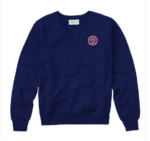 ASB Uniform V-Neck Long Sleeve Sweater