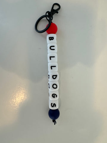 Bulldog Keychain