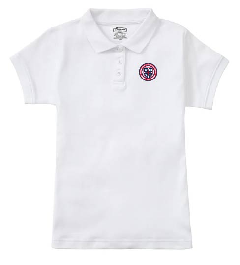 ASB Uniform Girls Short Sleeve Polo (White)