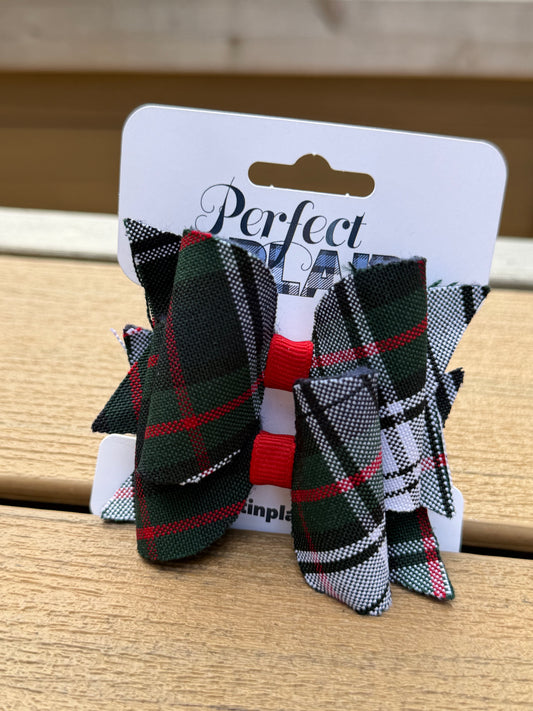 Handmade Pigtail Bows (Snap Clip)