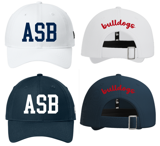 NEW! | ASB Embroidered Hat | NAVY or WHITE