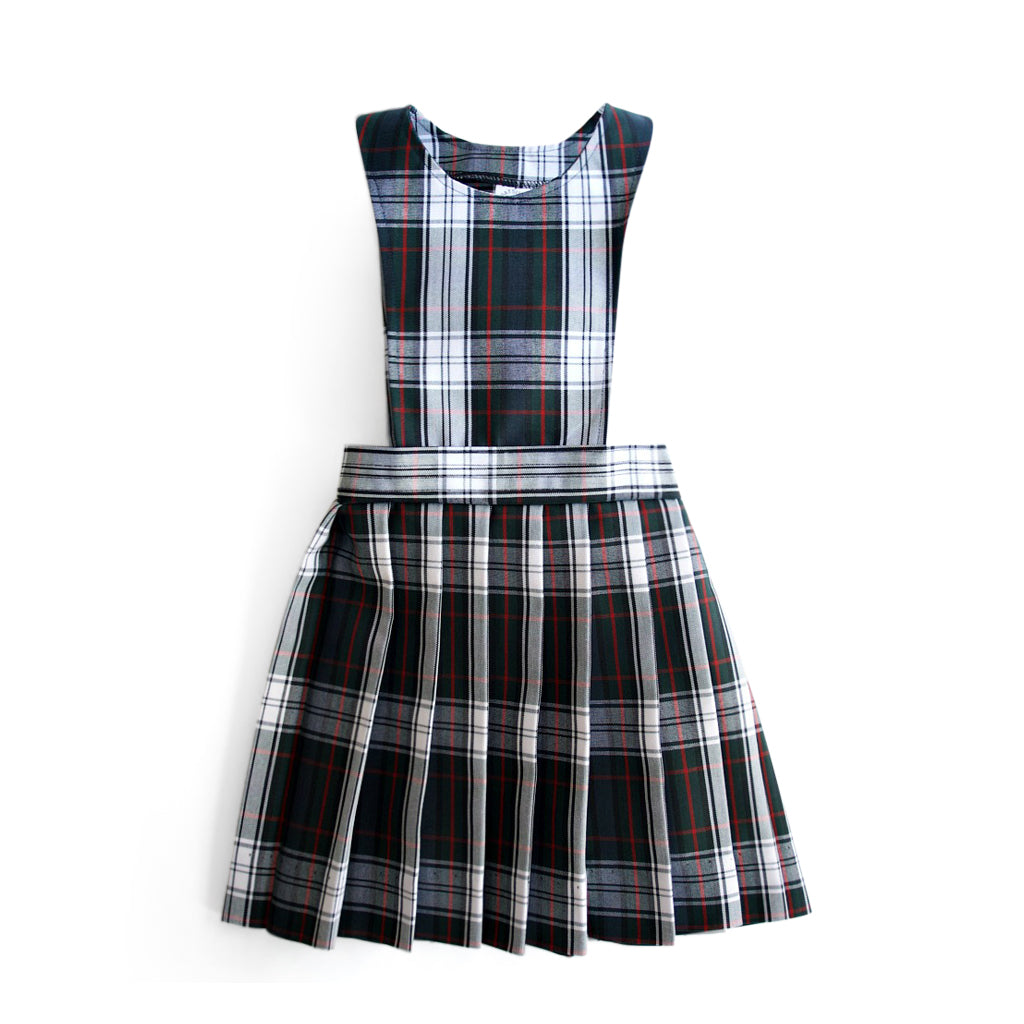 pleated pinafore dress pattern I had a whole load of restless energy last night so I made this box pleated Pinafore dress out of some black watch tartan I had lying around. No Pattern used. I'm
